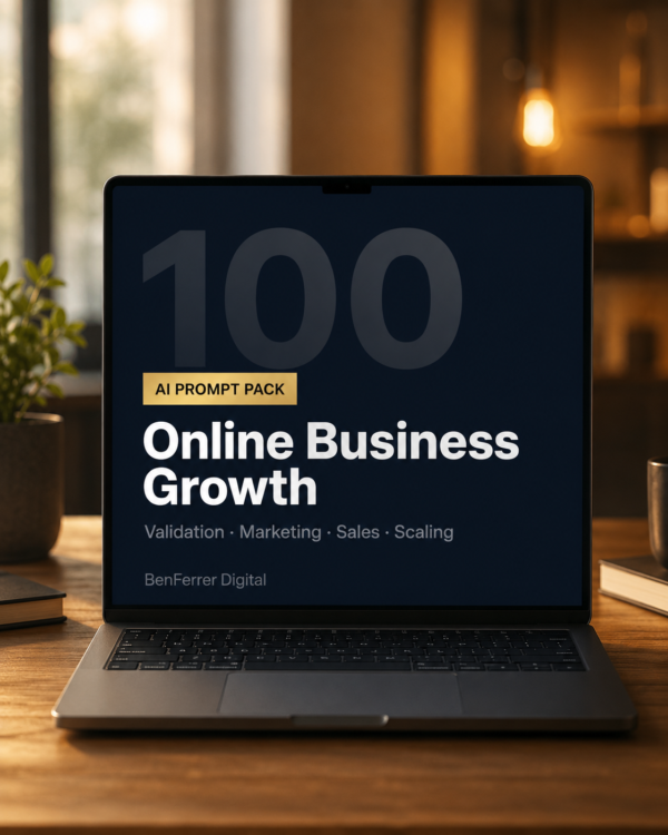 AI Online Business Growth 100 AI Prompts for Online Business Growth