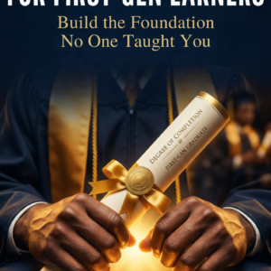 FINANCIAL LITERACY FOR FIRST-GEN EARNERS Build the Foundation No One Taught You Financial Literacy for First-Gen Earners