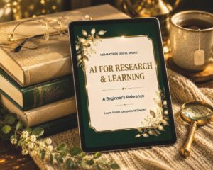 il_fullxfull.8375523028_5l5q.jpg AI for Research & Learning Ebook | Study Skills Guide | Digital Download