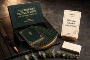 Business Decision Deck | Confident Decision Making Cards | Digital Download