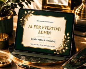 il_fullxfull.8423301781_92bc.jpg AI for Admin Tasks Ebook | Email & Scheduling Guide | Digital Download