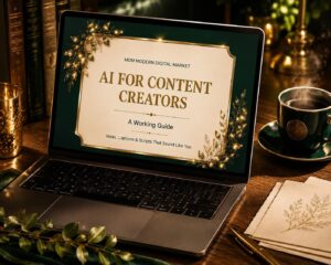 AI for Content Creators Ebook | Caption & Script Writing Guide | Digital Download