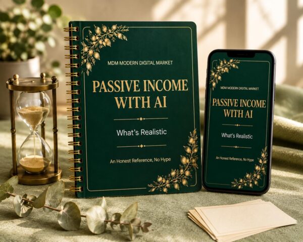 Passive Income With AI Ebook | What's Realistic Reference Guide | Digital Download